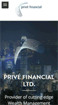 Mobile Screenshot of privefinancial.com
