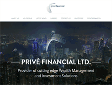 Tablet Screenshot of privefinancial.com